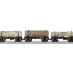 Trains*Lionel 6-27586 Cass Scenic RR Log Car (Pack of 3) - Model Train Junction: Quality Parts and Art Supplies