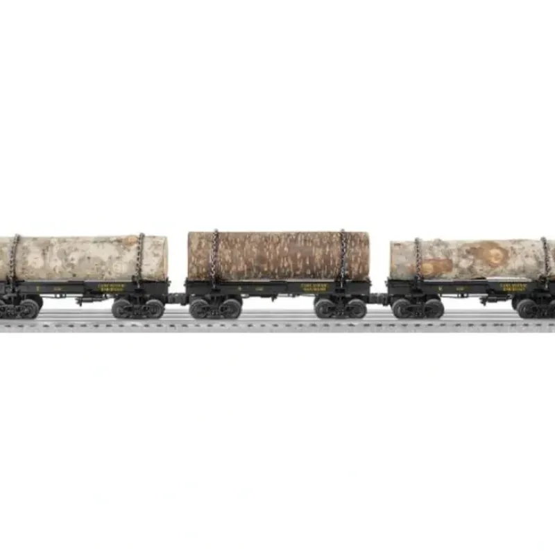 Trains*Lionel 6-27586 Cass Scenic RR Log Car (Pack of 3) - Model Train Junction: Quality Parts and Art Supplies