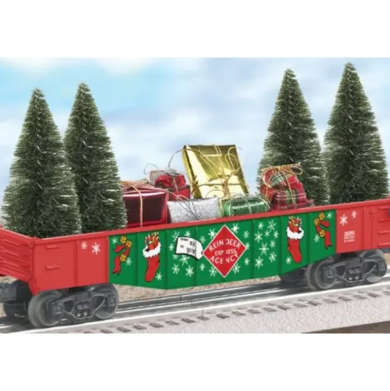 Trains*Lionel 6-26368 Christmas Gondola with Trees & Presents - Model Train Junction: Quality Parts and Art Supplies