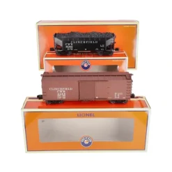 Trains*Lionel 6-27061 Clinchfield Steam Freight Cars (Set of 2) - Model Train Junction: Quality Parts and Art Supplies