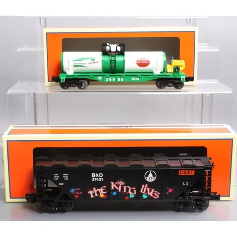 Trains*Lionel 6-11167 CSX Tank Car and Hopper (Set of 2) - Model Train Junction: Quality Parts and Art Supplies