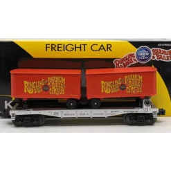 Trains*Lionel 6-21691 Flat Car #80750 Car w/2 Trailors - Model Train Junction: Quality Parts and Art Supplies