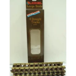 Trains*Lionel 8-82002 G Scale Brass Straight Tracks (Pack of 4) - Model Train Junction: Quality Parts and Art Supplies