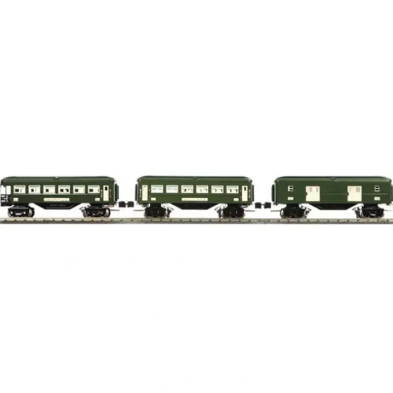 Trains*Lionel 11-80008 Green 3-Passenger Car 2600 Series Set - Model Train Junction: Quality Parts and Art Supplies