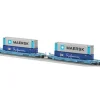 Trains*Lionel 6-27702 Maersk Husky Stack Cars (Set of 2) - Model Train Junction: Quality Parts and Art Supplies