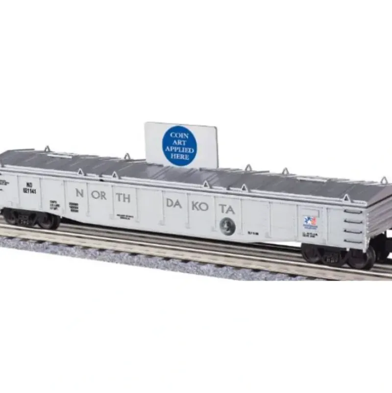 Trains|Lionel 6-21141 N. Dakota St Quarter Gondola Bank - Model Train Junction: Quality Parts and Art Supplies