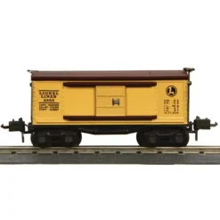 Trains|Lionel 11-70039 No.2655 O Gauge Box Car Yellow/Brown - Model Train Junction: Quality Parts and Art Supplies