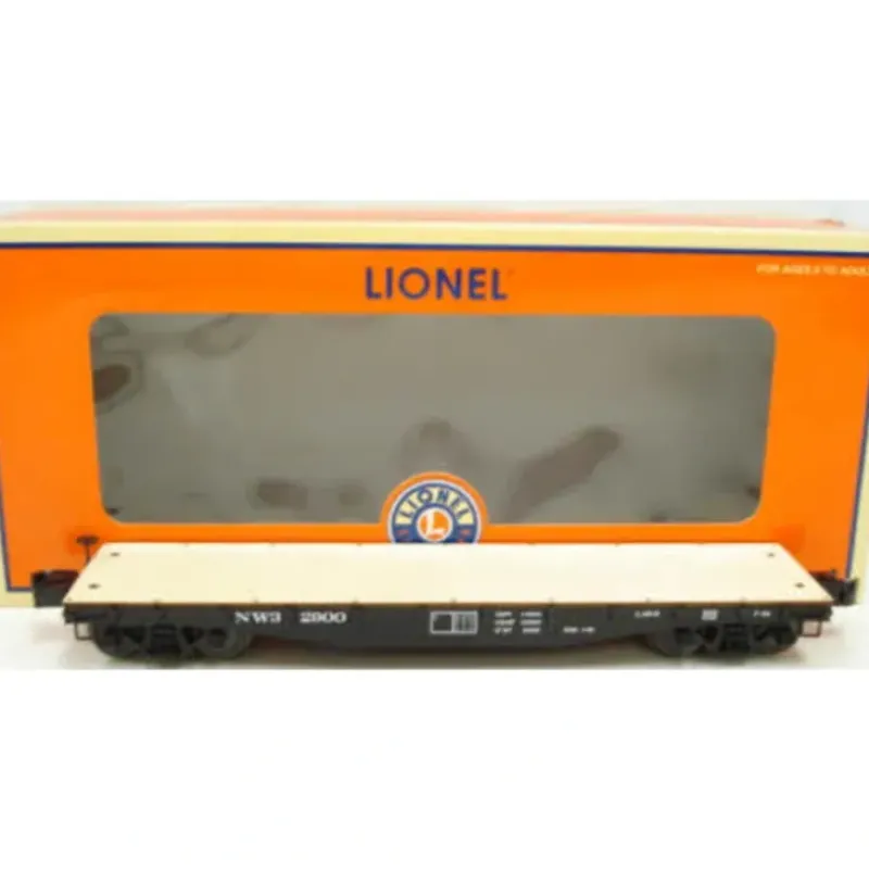 Trains*Lionel 6-27516 Norfolk & Western 40' Flatcar - Model Train Junction: Quality Parts and Art Supplies