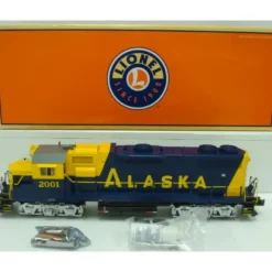 Trains*Lionel 6-28555 O Alaska GP38-2 Powered Diesel Locomotive w/RailSounds #2001 - Model Train Junction: Quality Parts and Art Supplies