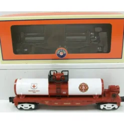 Trains*Lionel 6-26600 O American Fire and Rescue Flatcar w/Water Tank - Model Train Junction: Quality Parts and Art Supplies
