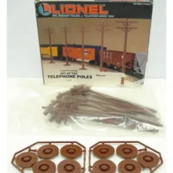 Trains*Lionel 6-62181 O and 027 Telephone Pole Set (Box of 10) - Model Train Junction: Quality Parts and Art Supplies