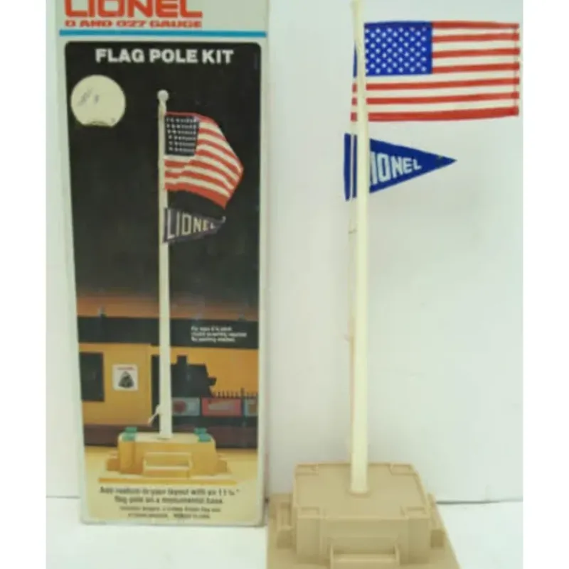 Trains*Lionel 6-2320 O And O27 Flag Pole Kit LN/Box - Model Train Junction: Quality Parts and Art Supplies