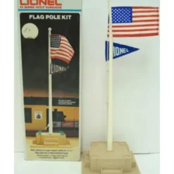 Trains*Lionel 6-2320 O And O27 Flag Pole Kit - Model Train Junction: Quality Parts and Art Supplies