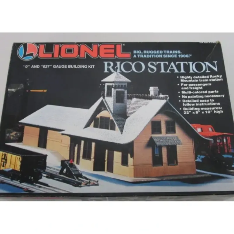 Trains*Lionel 6-62709 O and O27 Scale Rico Station Building Kit - Model Train Junction: Quality Parts and Art Supplies