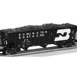 Trains*Lionel 6-27479 O Burlington Northern 3-Bay Open Hopper #516400 - Model Train Junction: Quality Parts and Art Supplies