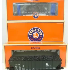 Trains*Lionel 6-21883 O Chesapeake & Ohio 3-Bay Open Hopper (Set of 2) - Model Train Junction: Quality Parts and Art Supplies