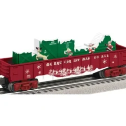 Trains*Lionel 6-29894 O Christmas Chase Gondola - Model Train Junction: Quality Parts and Art Supplies