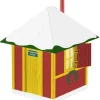 Trains*Lionel 6-37814 O Christmas Crossing Shanty - Model Train Junction: Quality Parts and Art Supplies