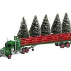 Trains*Lionel 6-37813 O Christmas Tractor & Trailer with Trees - Model Train Junction: Quality Parts and Art Supplies