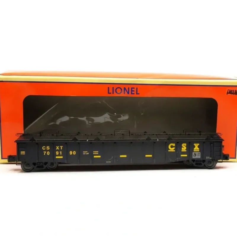 Trains*Lionel 6-81894 O CSX 52' Gondola w/Covers #709190 LN/Box - Model Train Junction: Quality Parts and Art Supplies