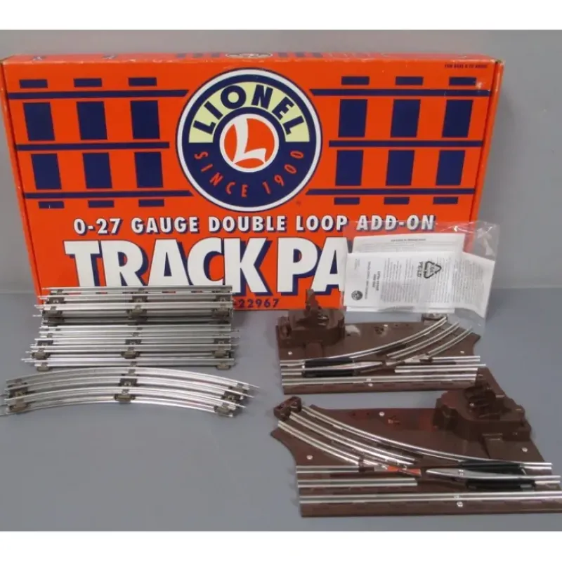 Trains*Lionel 6-22967 O27 Double Loop Add-On Track Pack - Model Train Junction: Quality Parts and Art Supplies