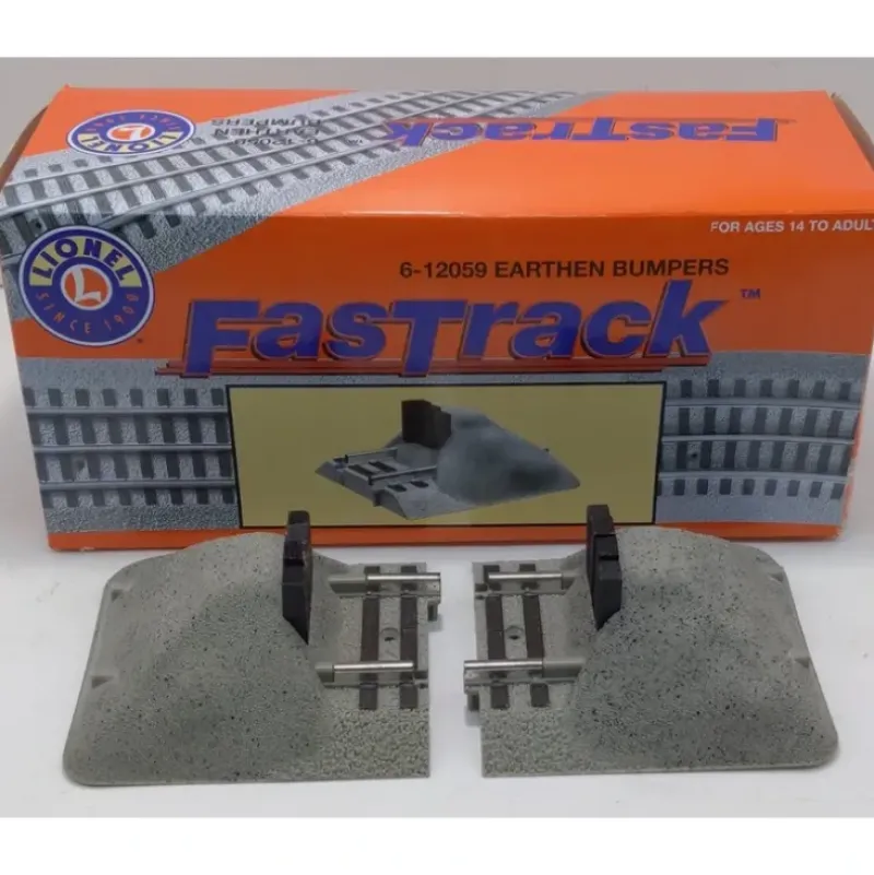 Trains*Lionel 6-12059 O Fast Track Earthen Bumpers (Pack of 2) - Model Train Junction: Quality Parts and Art Supplies