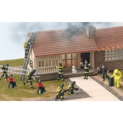 Trains*Lionel 6-21445 O Fire Fighter Figures with Accessories (Set of 11) - Model Train Junction: Quality Parts and Art Supplies