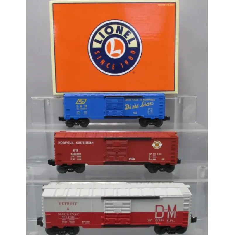 Trains*Lionel 6-39253 O Gauge 6464 Archive Boxcars (Set of 3) - Model Train Junction: Quality Parts and Art Supplies