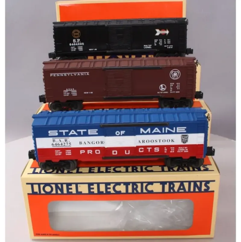 Trains*Lionel 6-19272 O Gauge 6464 Boxcars Series #4 Set LN/Box - Model Train Junction: Quality Parts and Art Supplies