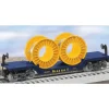 Trains|Lionel 6-26309 O Gauge Alaska Flatcar with Cable Reels - Model Train Junction: Quality Parts and Art Supplies