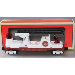 Trains*Lionel 6-36890 O Gauge American Fire and Rescue Fireman & Ladder Car LN/Box - Model Train Junction: Quality Parts and Art Supplies