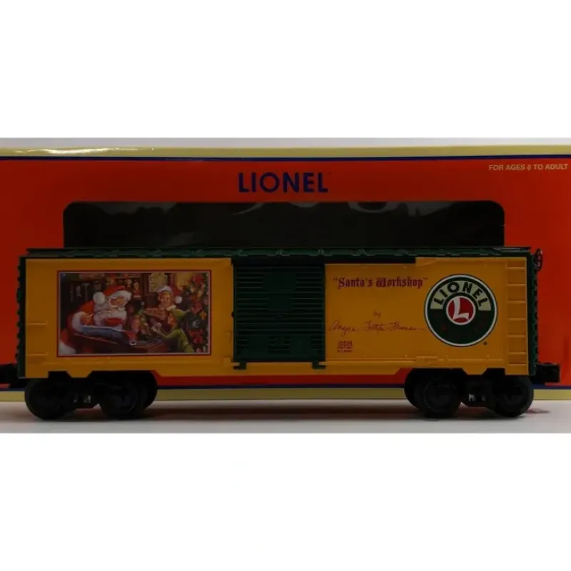 Trains*Lionel 6-25034 O Gauge Angela Trotta Thomas Santa's Workshop Boxcar - Model Train Junction: Quality Parts and Art Supplies