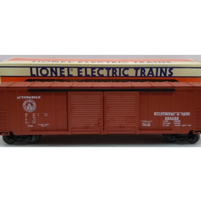 Trains*Lionel 6-17209 O Gauge Baltimore & Ohio Double Door Boxcar #296000 EX/Box - Model Train Junction: Quality Parts and Art Supplies