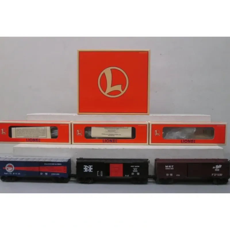 Trains*Lionel 6-19292 O Gauge B&O 6464 Boxcar Series Vl (Set of 3) LN/Box - Model Train Junction: Quality Parts and Art Supplies