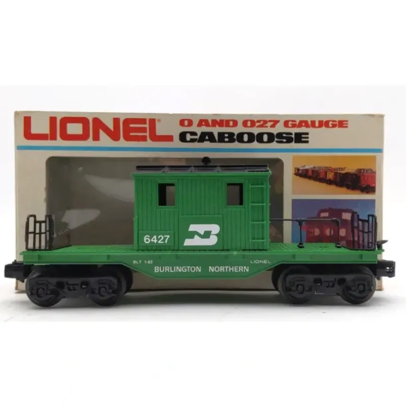 Trains*Lionel 6-6427 O Gauge Burlington Northern Maintenance Caboose EX/Box - Model Train Junction: Quality Parts and Art Supplies