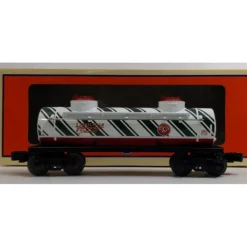Trains*Lionel 6-29637 O Gauge Candy Cane 2-Dome Tank Car - Model Train Junction: Quality Parts and Art Supplies