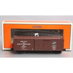 Trains|Lionel 6-27234 O Gauge Chicago & North Western Double-Sheathed Boxcar #142204 - Model Train Junction: Quality Parts and Art Supplies