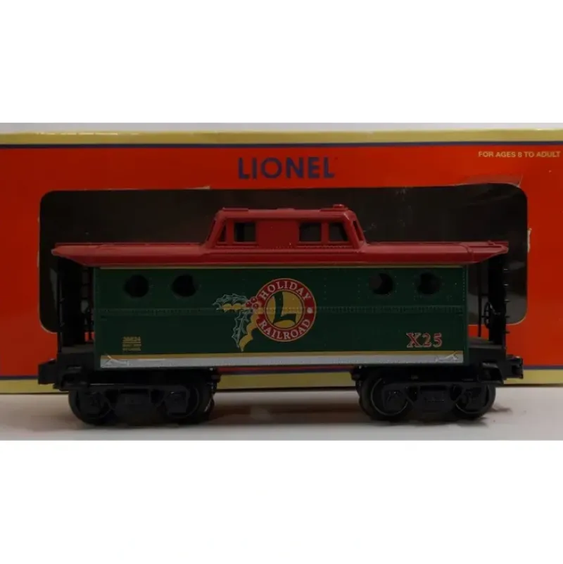 Trains*Lionel 6-36583 O Gauge Christmas Porthole Caboose #25 - Model Train Junction: Quality Parts and Art Supplies