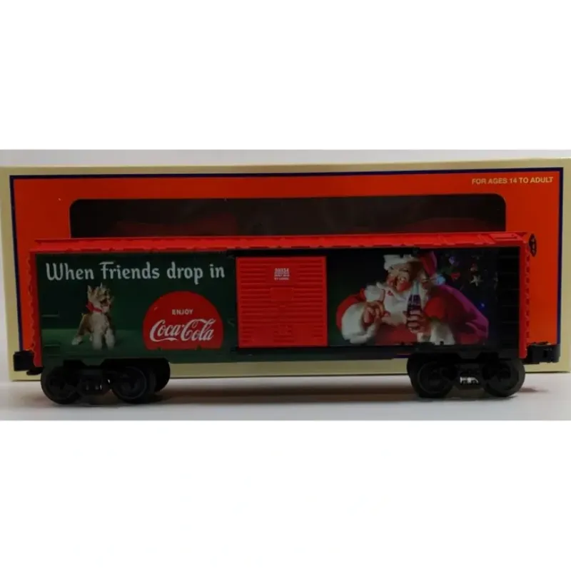 Trains*Lionel 6-39334 O Gauge COCA-COLA Christmas Boxcar - Model Train Junction: Quality Parts and Art Supplies