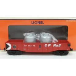 Trains*Lionel 6-26375 O Gauge CP Rail Gondola with Canisters #26375 - Model Train Junction: Quality Parts and Art Supplies