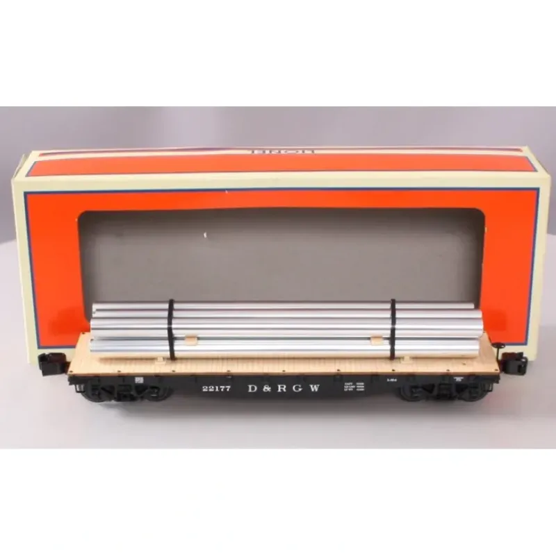 Trains*Lionel 6-27816 O Gauge D&RGW 40' Flatcar with Pipes - Model Train Junction: Quality Parts and Art Supplies