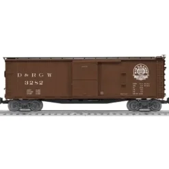 Trains*Lionel 6-27261 O Gauge D&RGW Double-Sheathed Boxcar #3282 - Model Train Junction: Quality Parts and Art Supplies