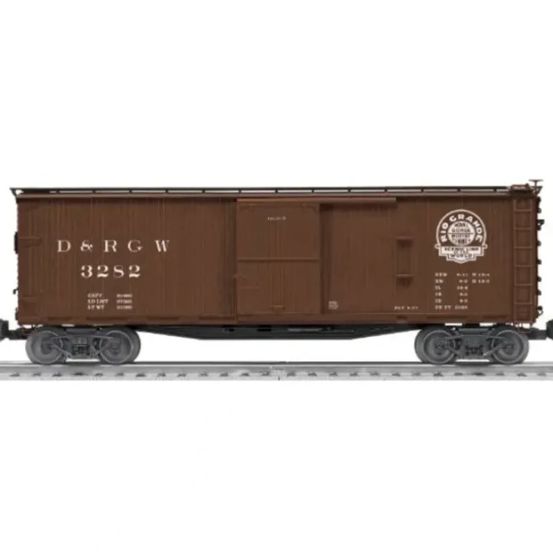 Trains*Lionel 6-27261 O Gauge D&RGW Double-Sheathed Boxcar #3282 - Model Train Junction: Quality Parts and Art Supplies