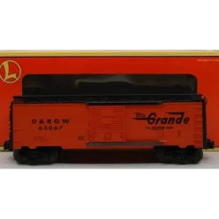 Trains|Lionel 6-29268 O Gauge Denver & Rio Grande 6565 Boxcar #63067 - Model Train Junction: Quality Parts and Art Supplies