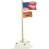 Trains*Lionel 6-16896 O Gauge Flagpole with Lights - Model Train Junction: Quality Parts and Art Supplies