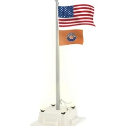 Trains*Lionel 6-16896 O Gauge Flagpole with Lights - Model Train Junction: Quality Parts and Art Supplies