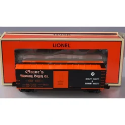 Trains*Lionel 6-27874 O Gauge Graves Mortuary Double-Sheathed Boxcar - Model Train Junction: Quality Parts and Art Supplies