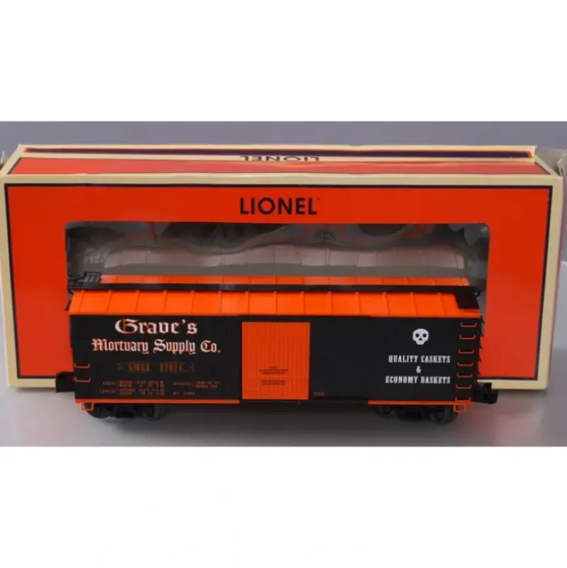 Trains*Lionel 6-27874 O Gauge Graves Mortuary Double-Sheathed Boxcar - Model Train Junction: Quality Parts and Art Supplies