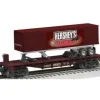 Trains*Lionel 6-26665 O Gauge Hersheys Special Dark Flatcar w/Trailer - Model Train Junction: Quality Parts and Art Supplies