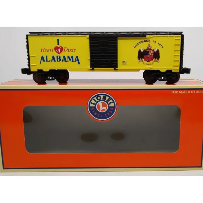 Trains*Lionel 6-29912 O Gauge I Love Alabama Boxcar - Model Train Junction: Quality Parts and Art Supplies
